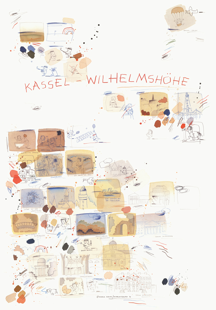 Kunstdruck Kassel-Bad Wilhelmshöhe